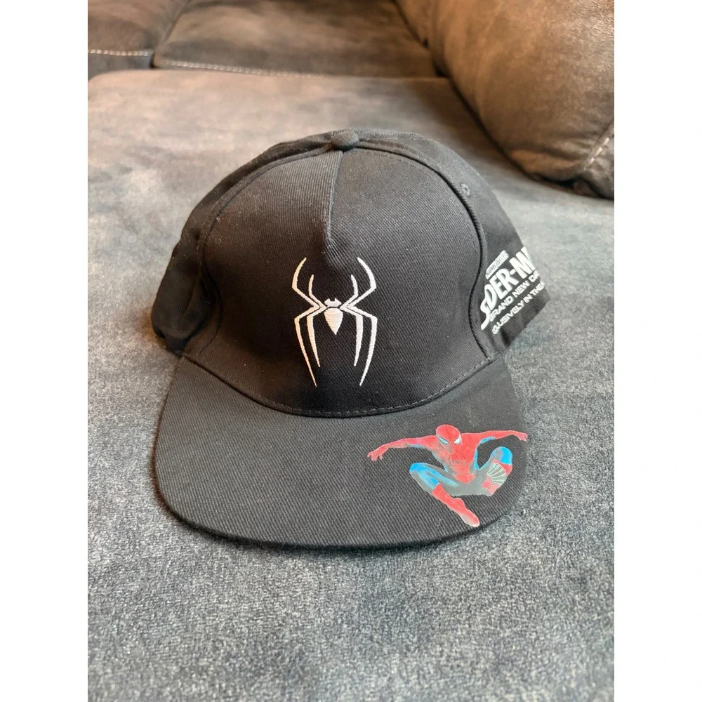 Marvel Spider-Man Brand New Day Little Caesars Promo Snapback Hat Black Cap - Picture 2 of 8